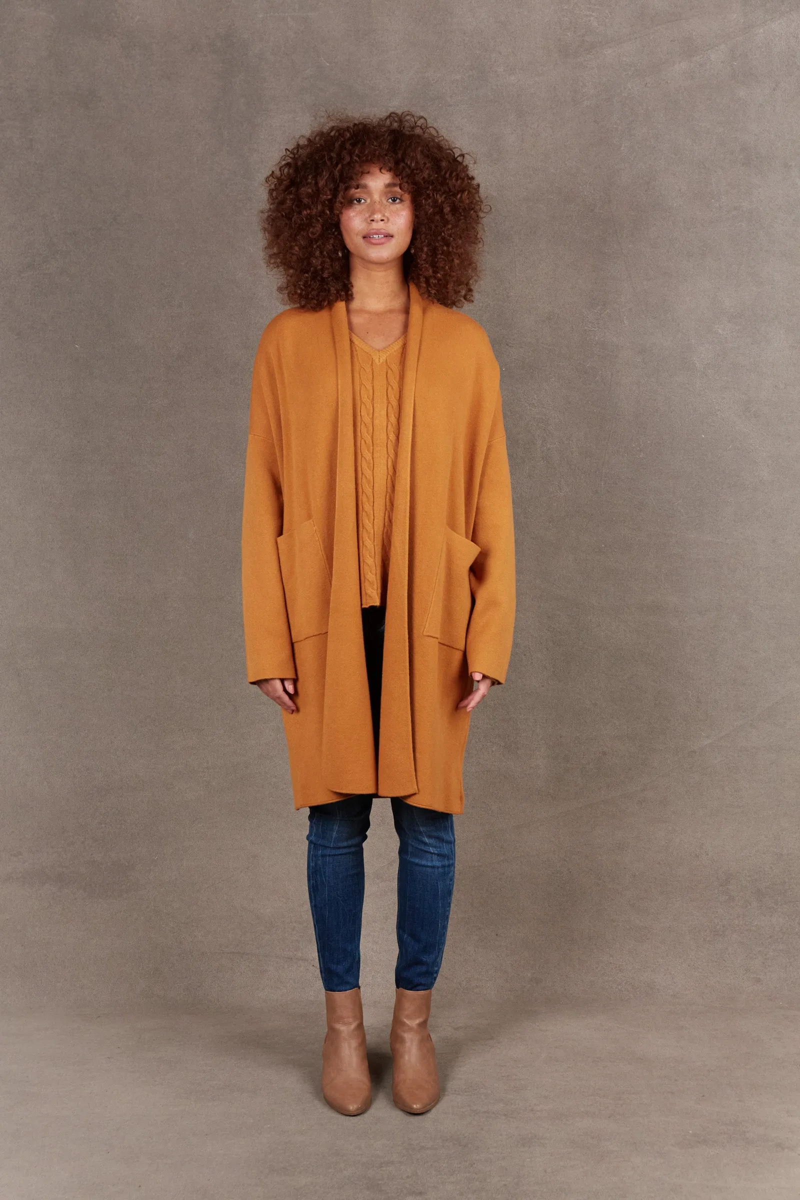 Alawa Cardigan - Ochre