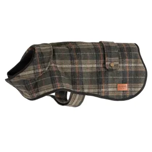 Ancol Heritage 40cm Green Check Dog Coat - Medium