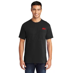 Artcraft L Sizes Unisex Short Sleeve Black Pocket T-Shirt