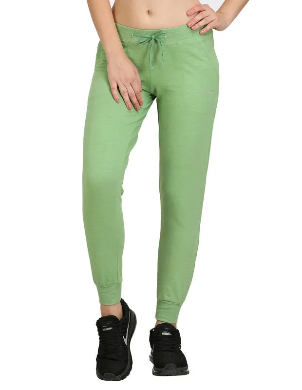 Bodyactive Women Green Trackpant-LL7-GRE