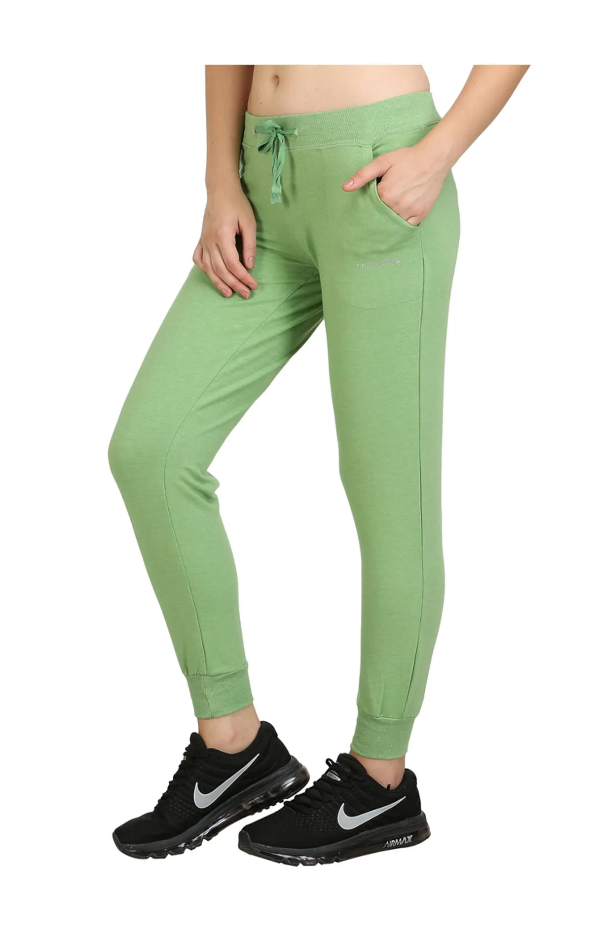 Bodyactive Women Green Trackpant-LL7-GRE