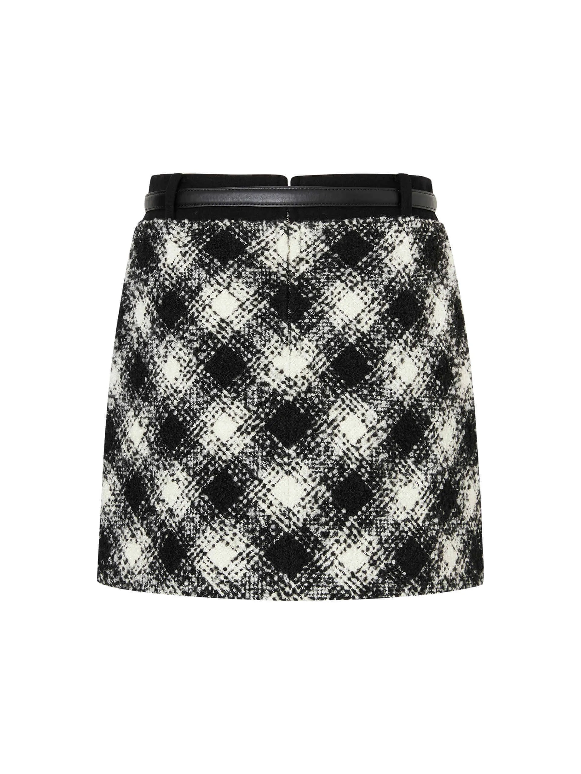 Checkered Mini Skirt