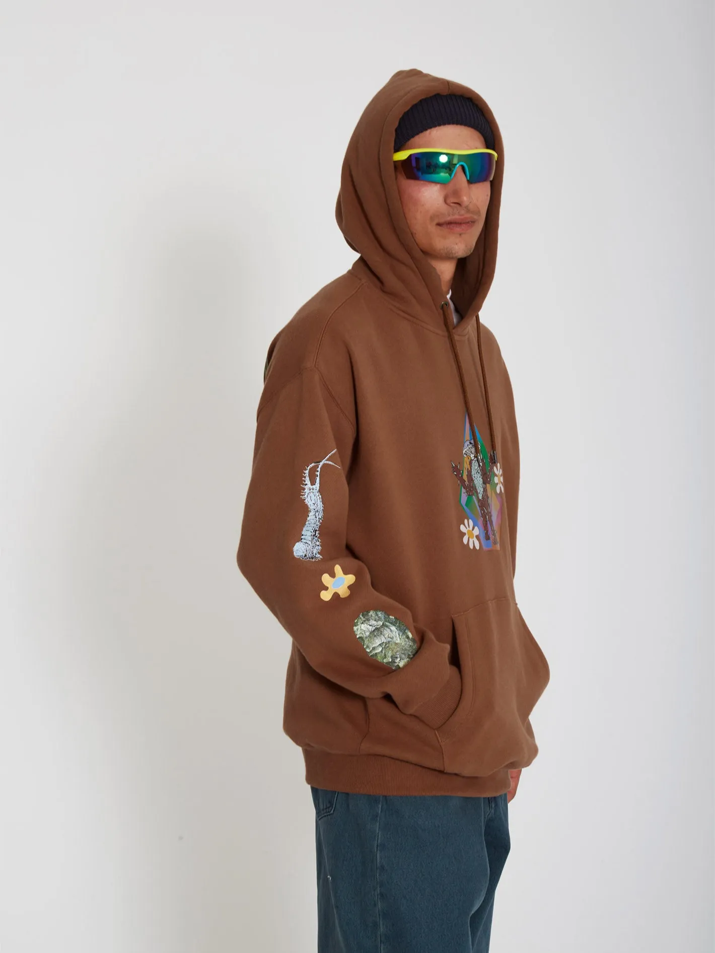 Chrissie Abbott X French Hoodie - MOCHA