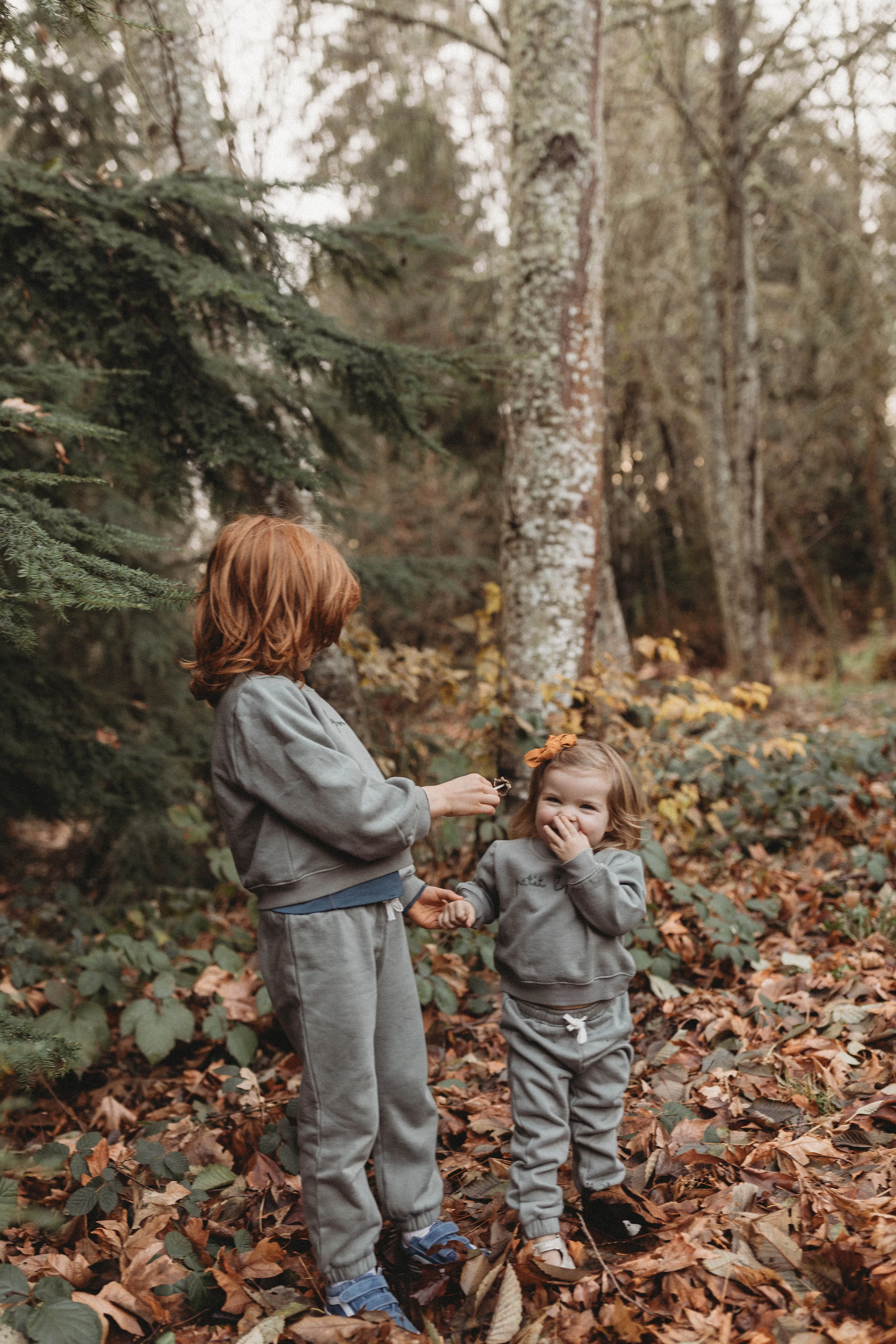 Finley | Cotton Fleece Sweatsuit Set | Petit Lapin | Mulled Basil