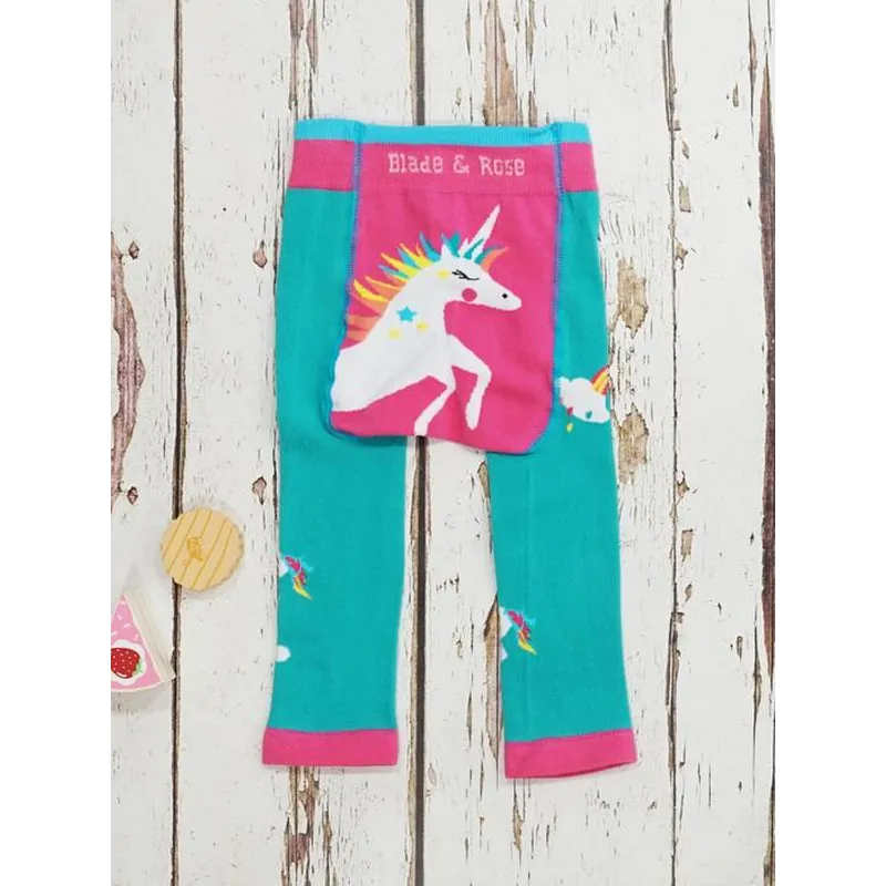 Flying Unicorn Leggings, Stl 0-4 år