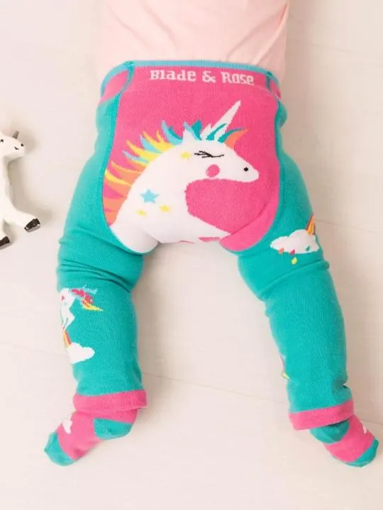 Flying Unicorn Leggings, Stl 0-4 år