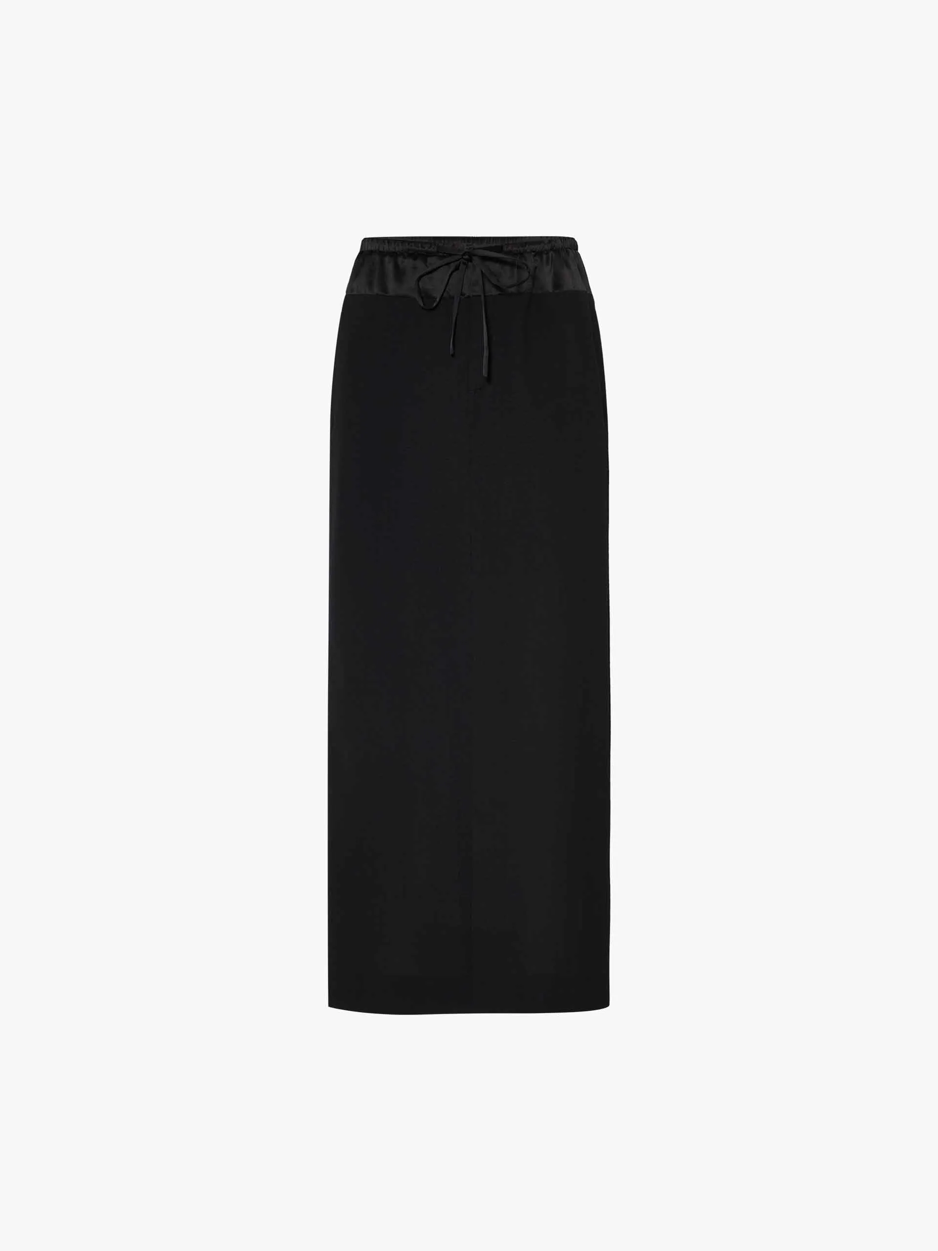 Front Slit Straight Skirt