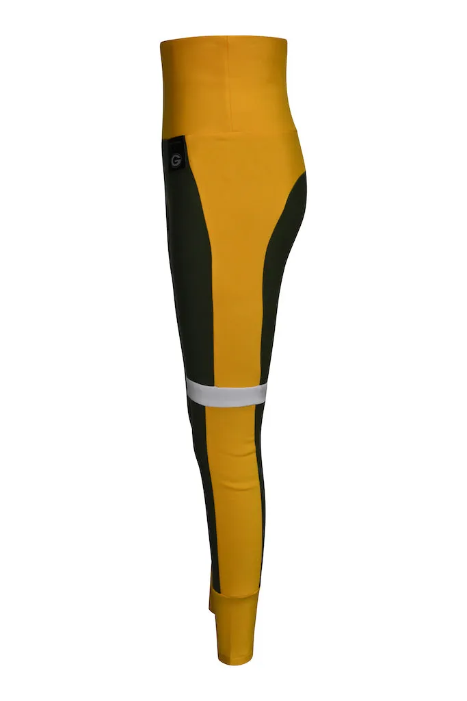 Green Bay Packers Color Block Legging