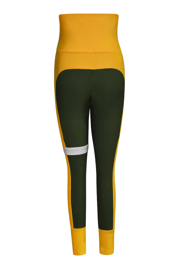 Green Bay Packers Color Block Legging