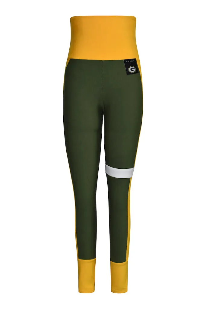 Green Bay Packers Color Block Legging