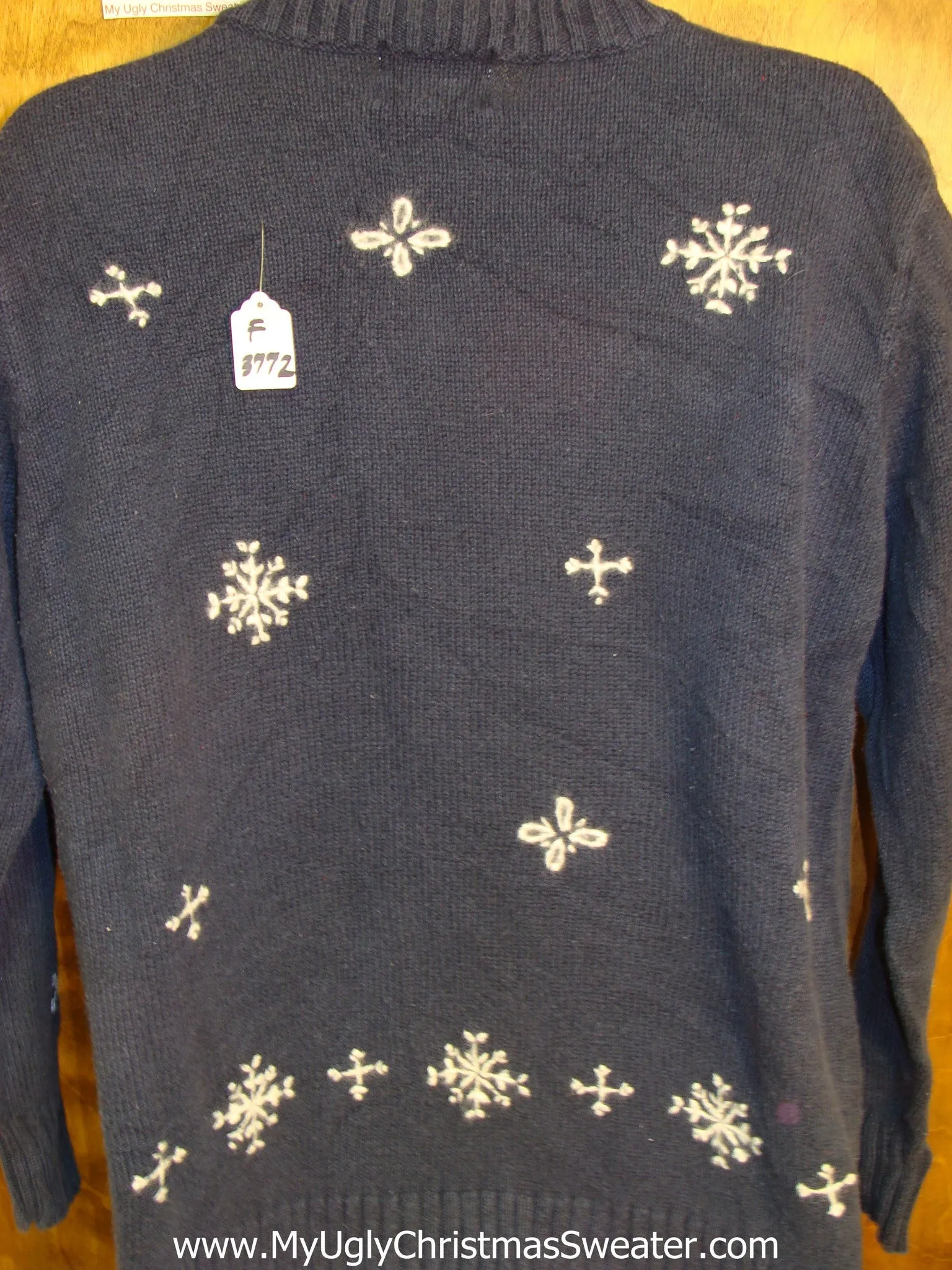 High-Five Snowman Pullover Ugly Christmas Jumper Pullover