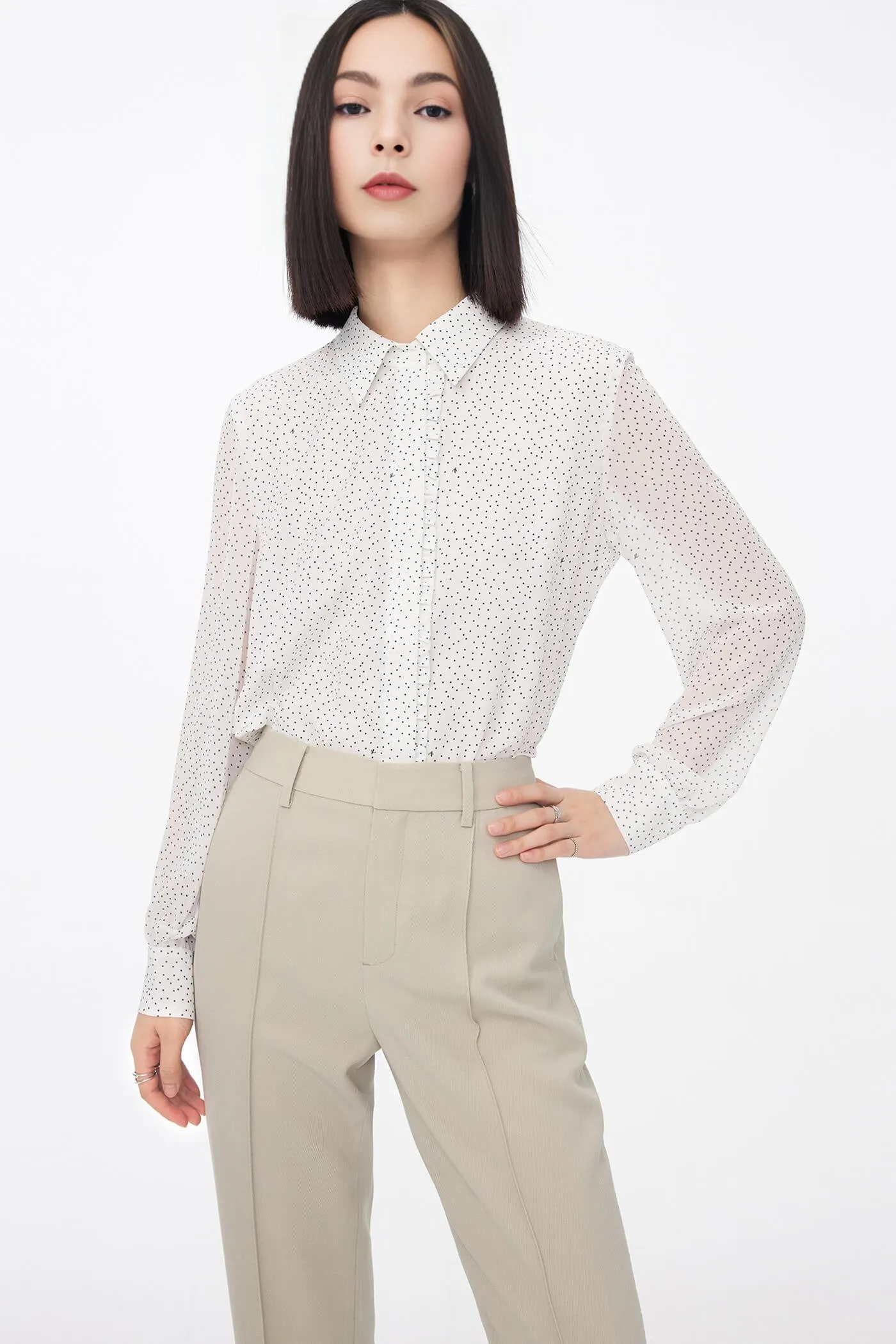 Ivory Silk Shirt