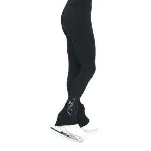 Jerry's Women's 368 Crystal Power Fleece Figure Skating Leggings