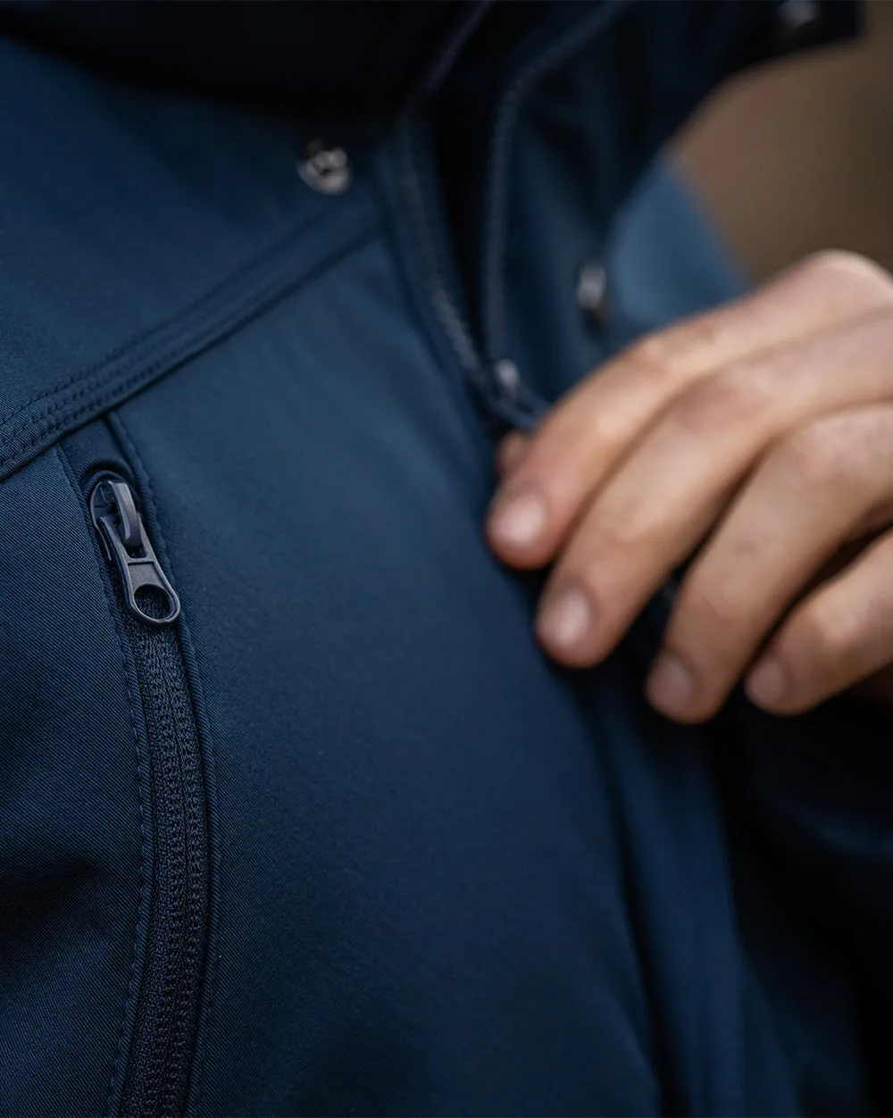 Jones Softshell Coat in Navy