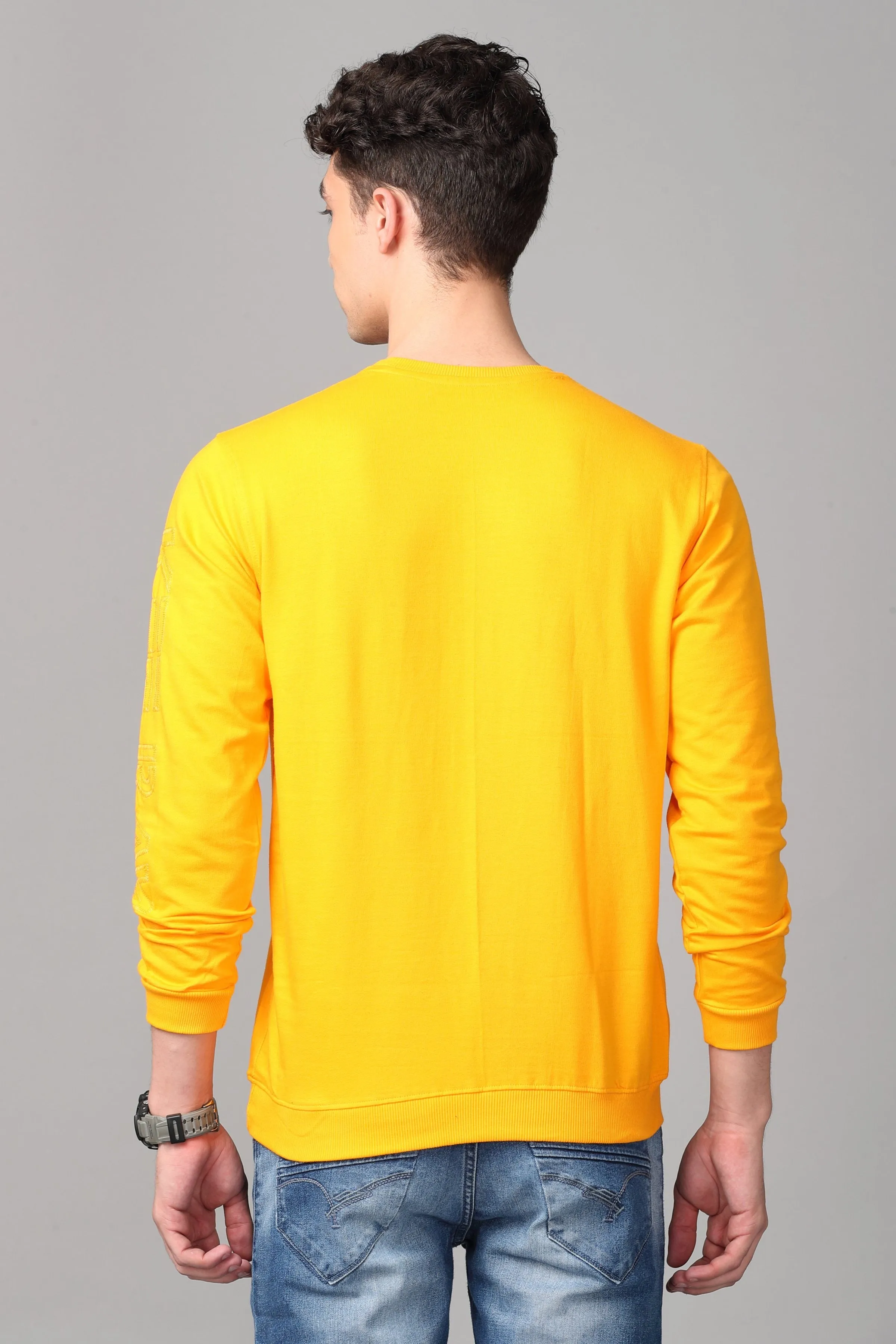 KEF Men's Sweater Yellow