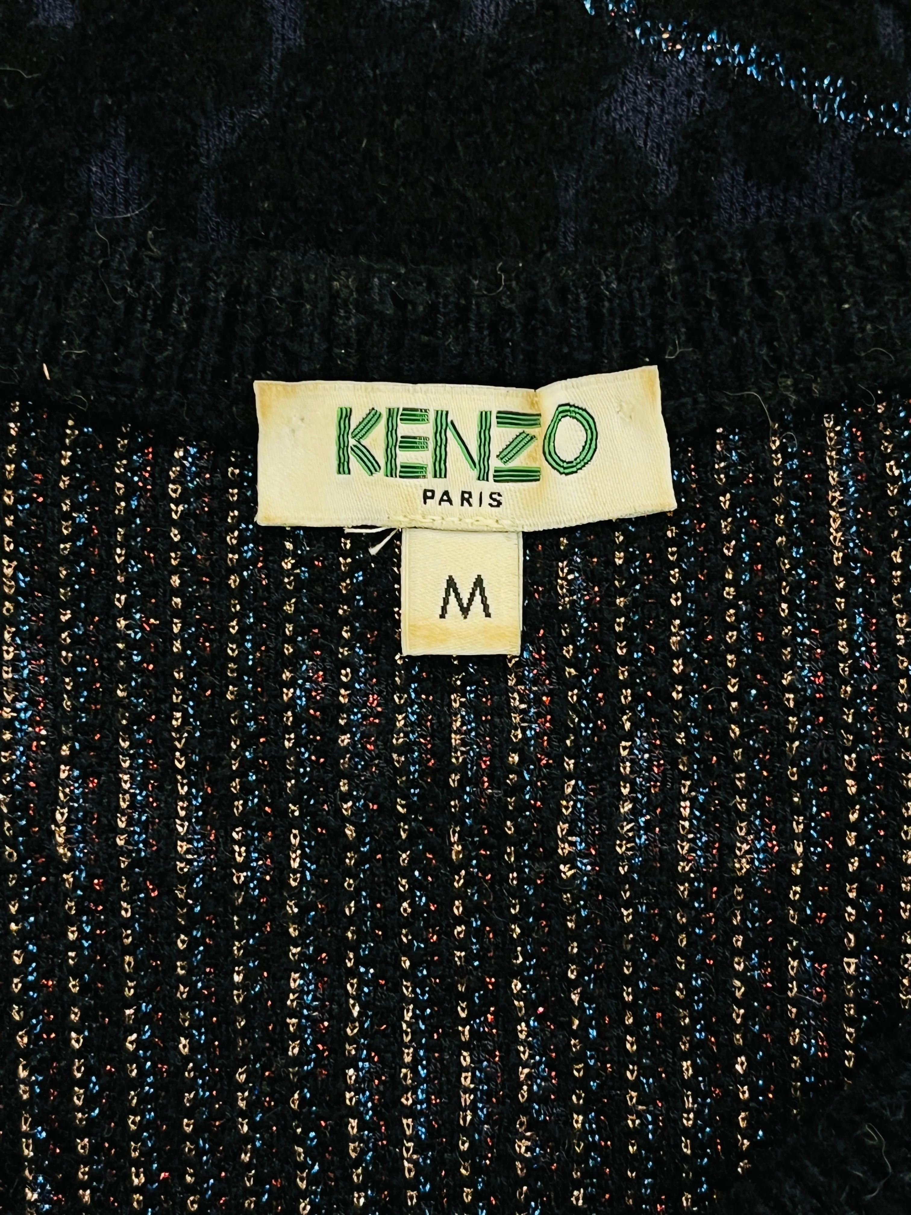 Kenzo Printed Knitted Dress. Size M