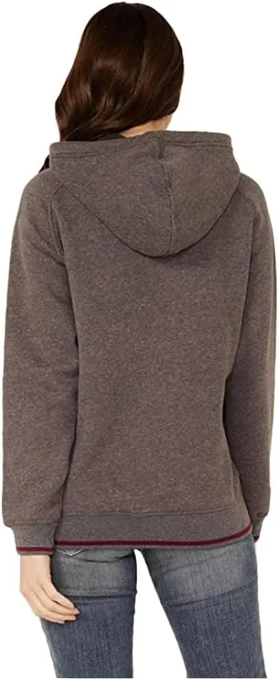 Kimes Ranch Women's Pull-Over Long Sleeve Hoodie with Cowl-Neck Two Scoops