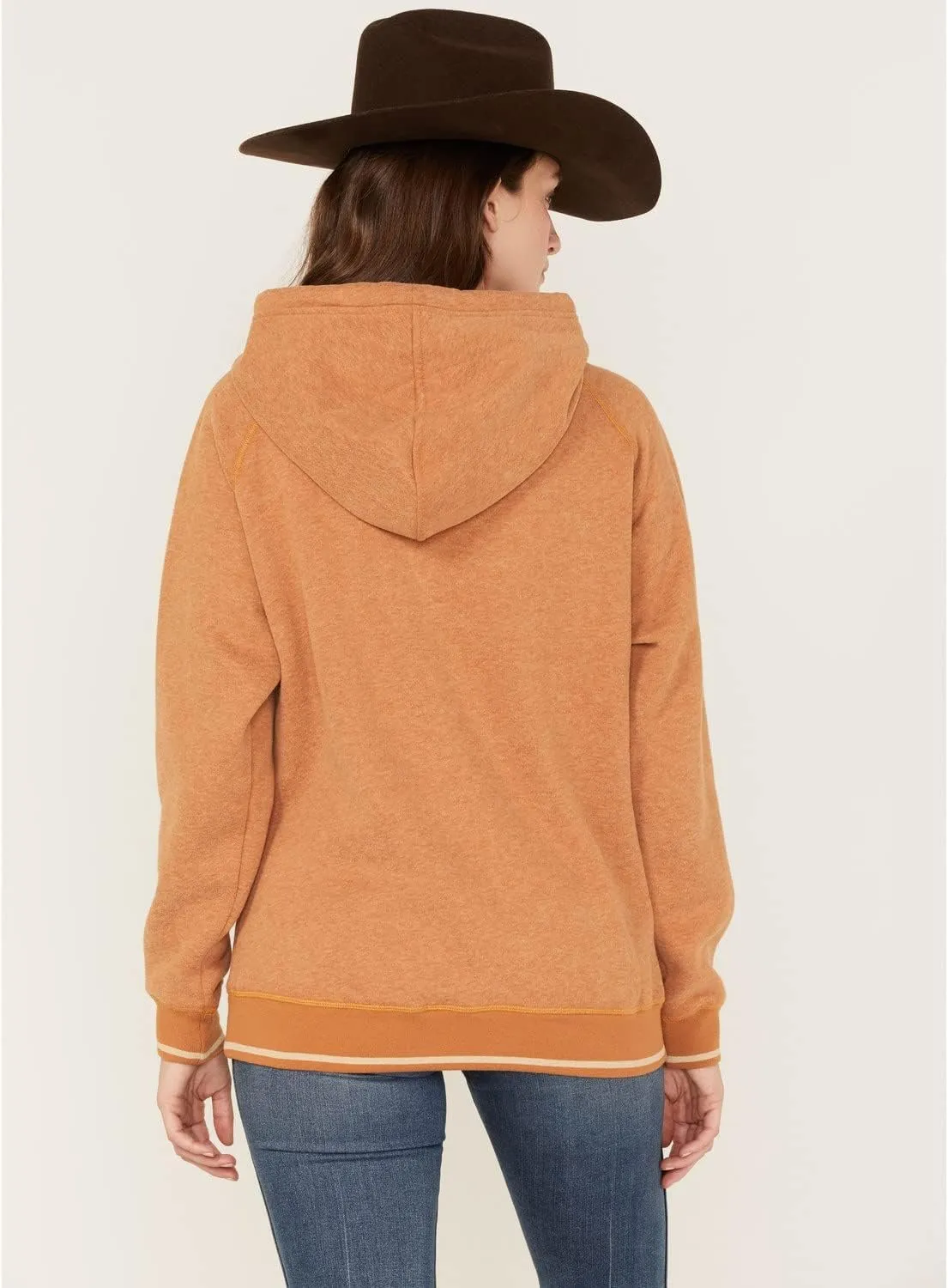 Kimes Ranch Women's Pull-Over Long Sleeve Hoodie with Cowl-Neck Two Scoops