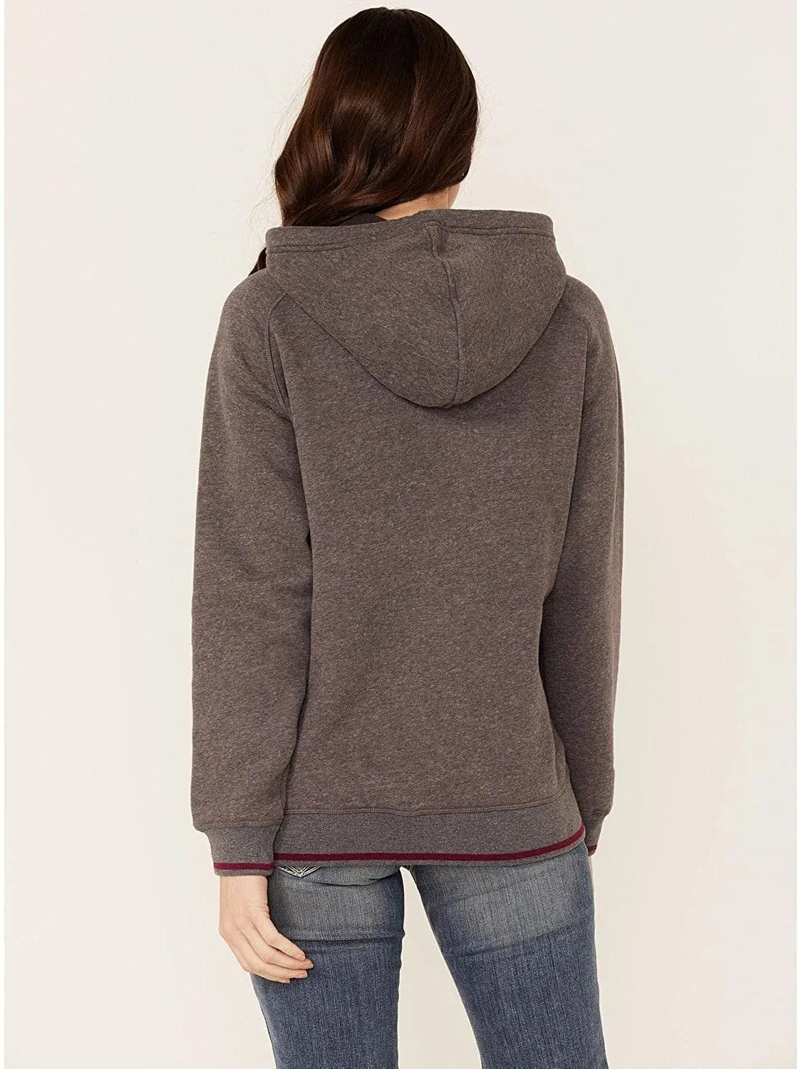 Kimes Ranch Women's Pull-Over Long Sleeve Hoodie with Cowl-Neck Two Scoops