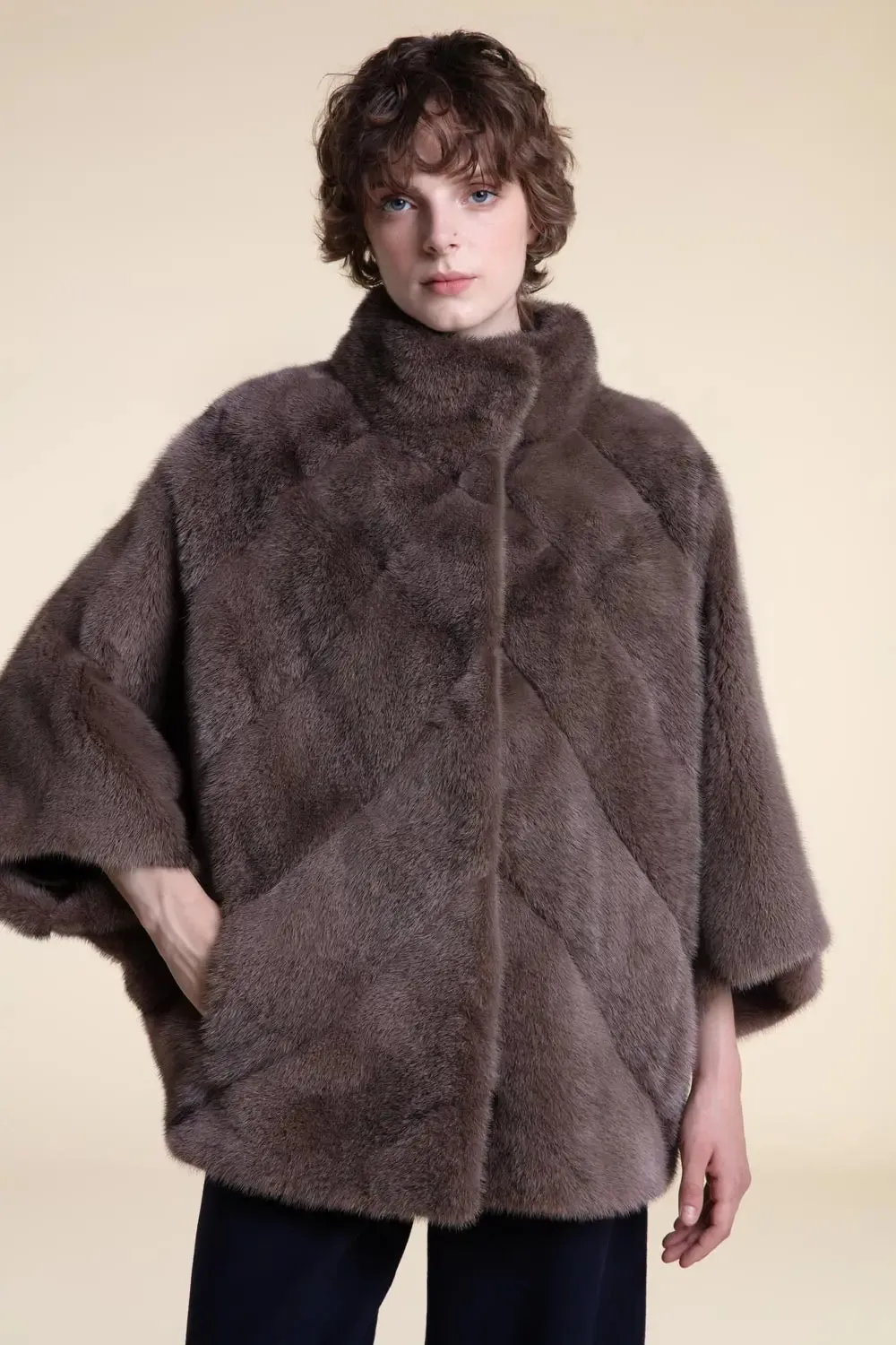 Long mink jacket