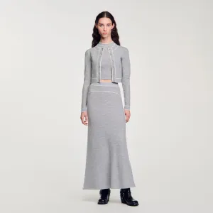 Long Wool Skirt