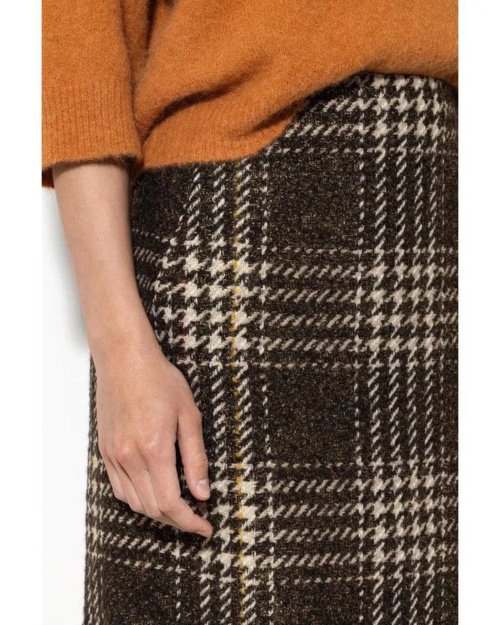 Luisa Cerano Vintage Check Mini Skirt