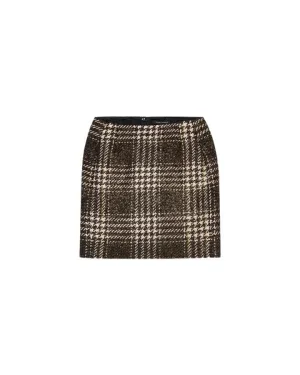 Luisa Cerano Vintage Check Mini Skirt