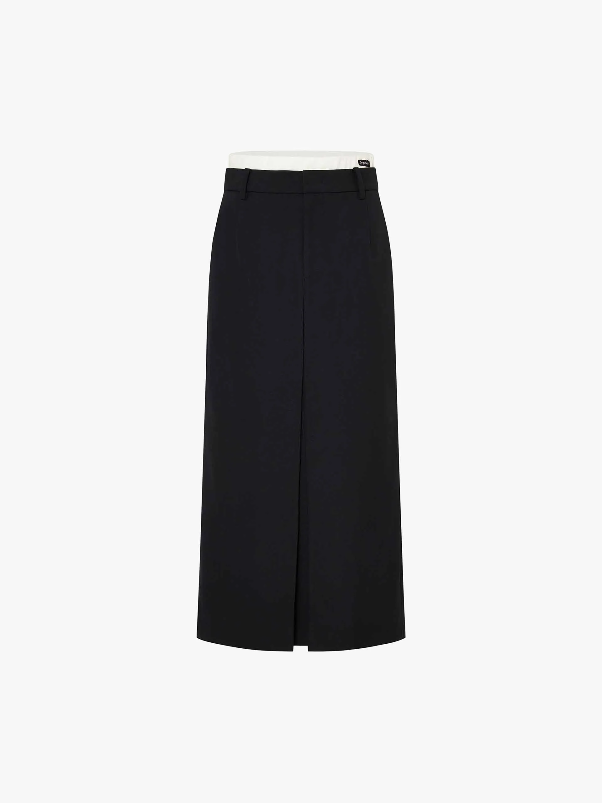 Maxi Wool Blend Skirt