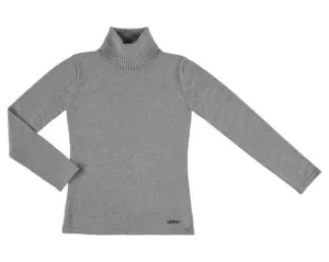 Mayoral Girls Knitted High Neck Sweater in Grey