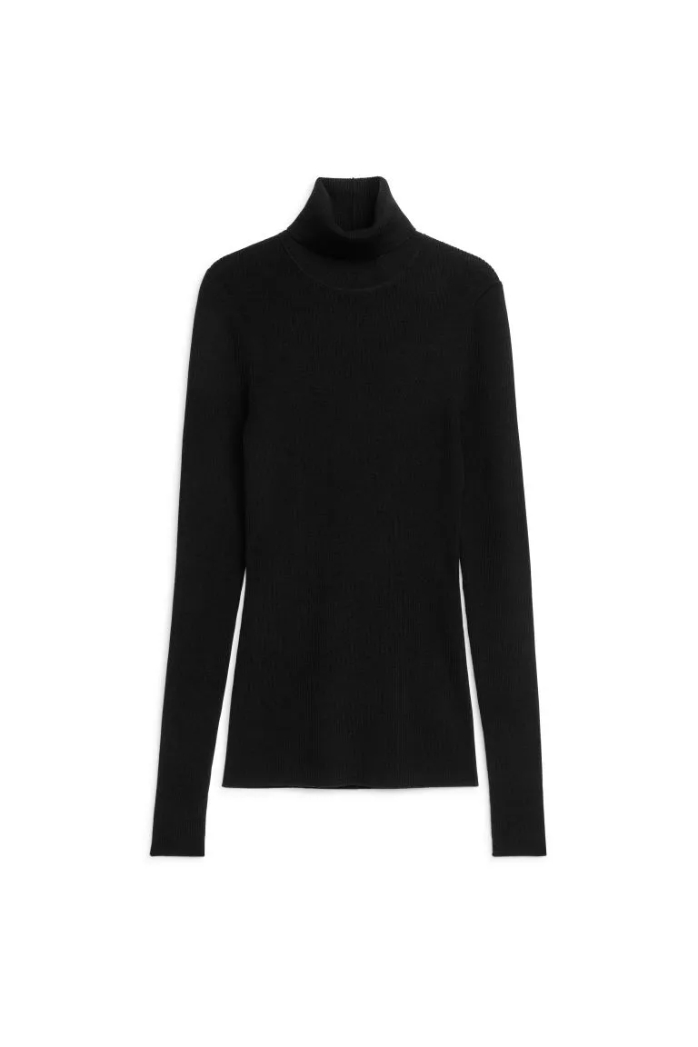 Merino wool turtleneck sweater ARKET