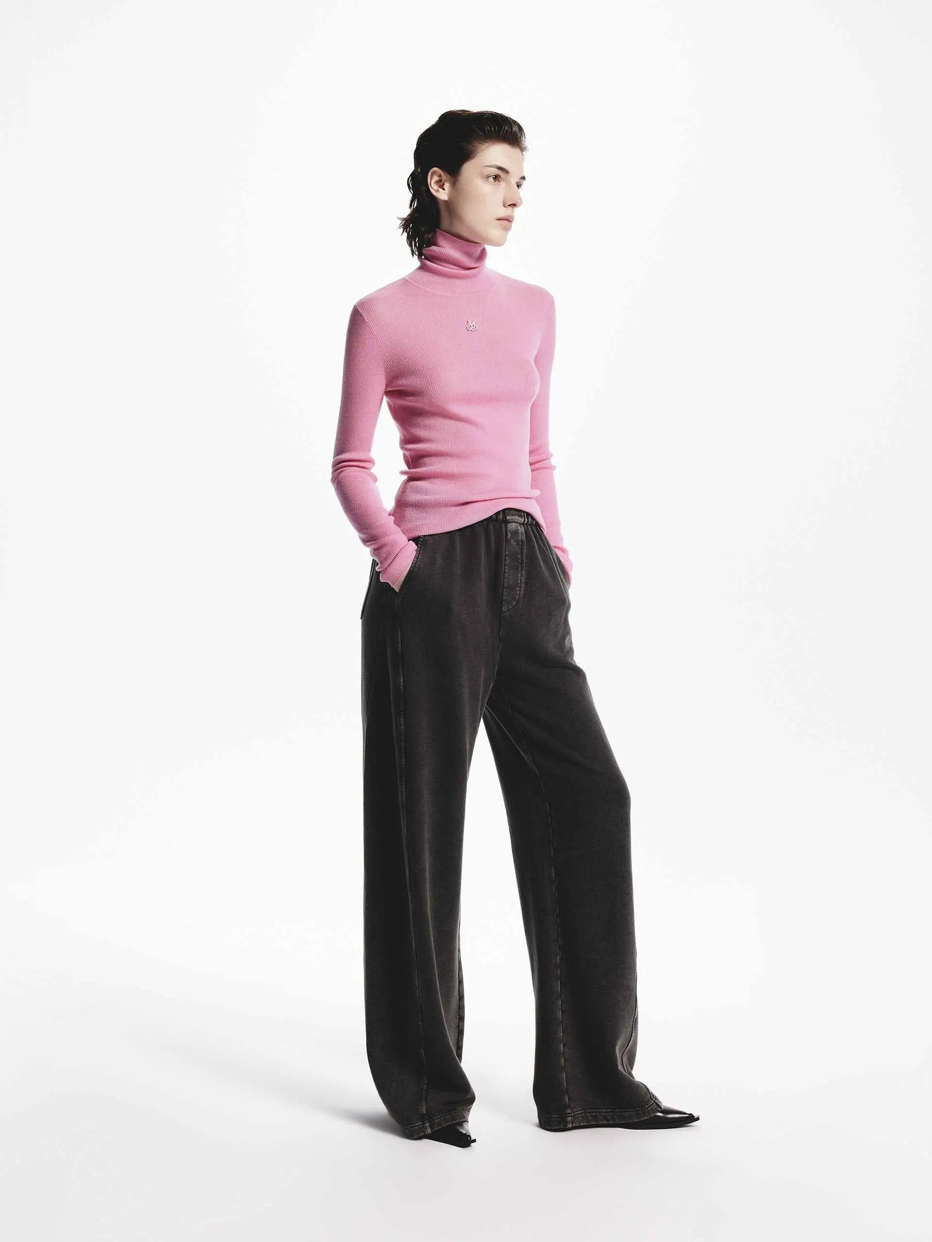 Merino Wool Turtleneck Sweater