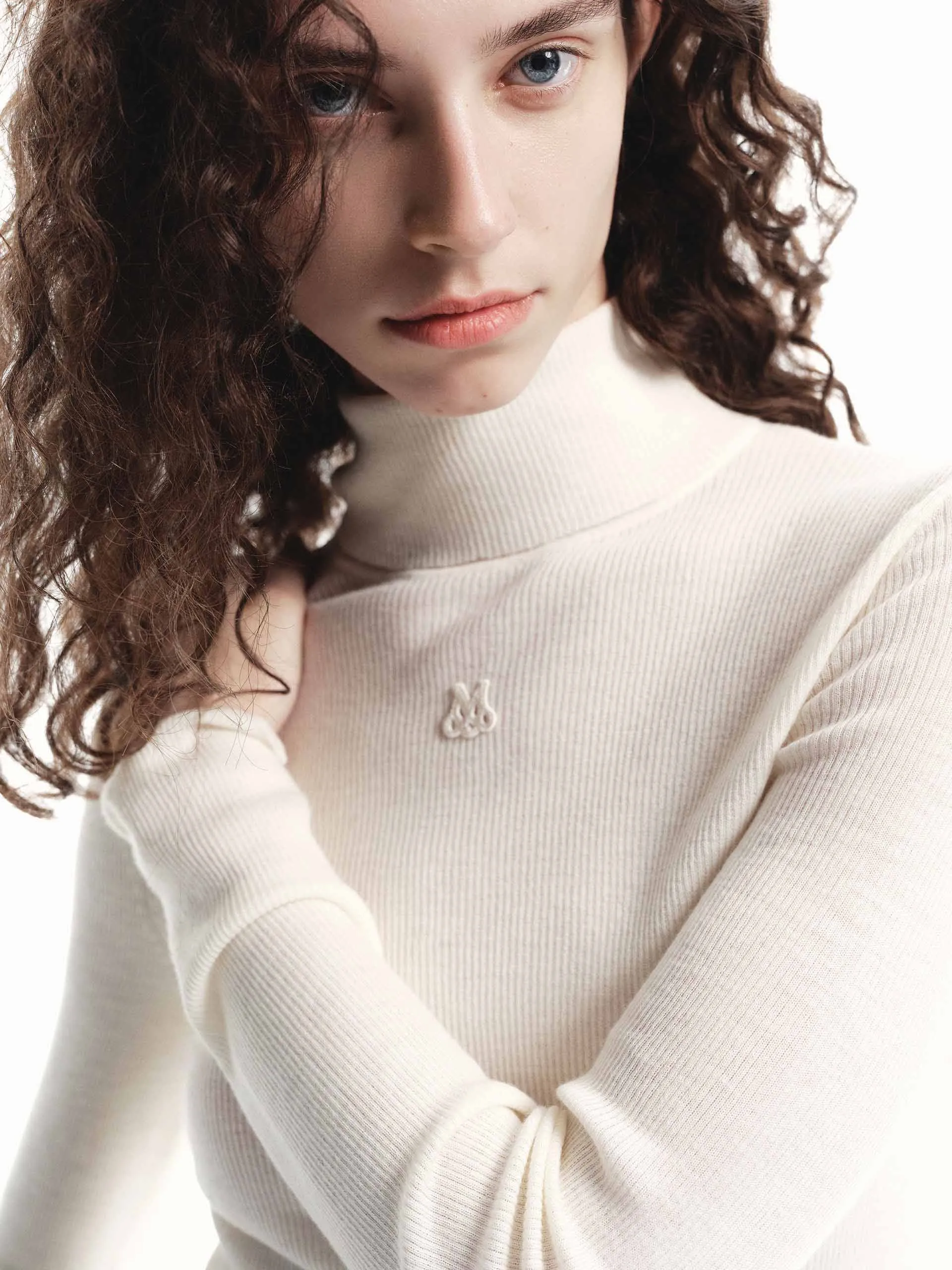 Merino Wool Turtleneck Sweater