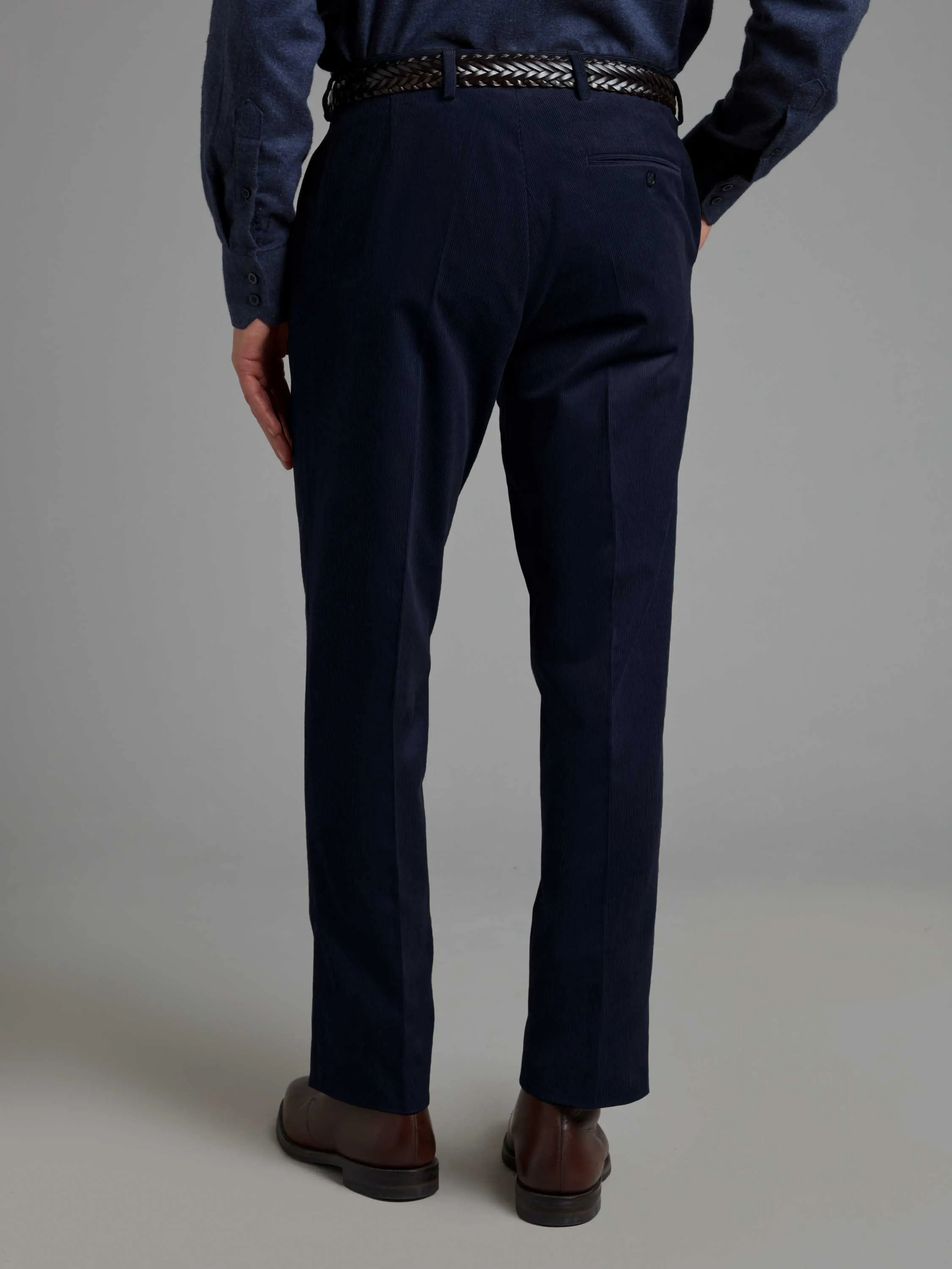 Needlecord Pants - Navy