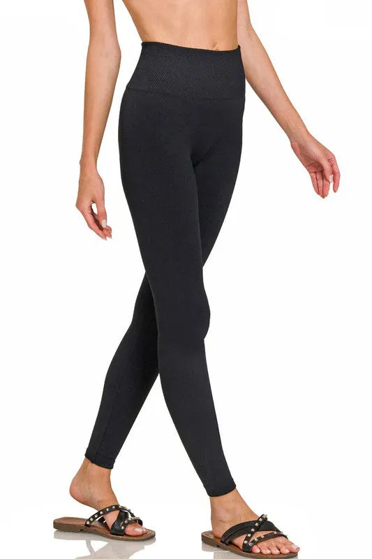 No Fire Needed Fleece Leggings