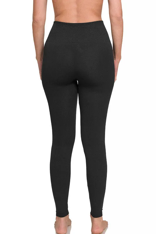 No Fire Needed Fleece Leggings