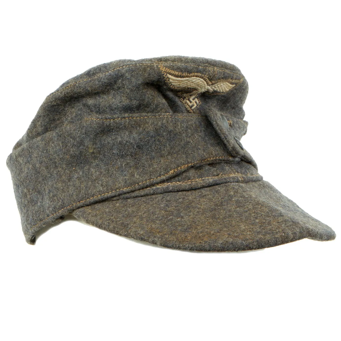 Original German WWII Luftwaffe M43 Einheitsmütze Field Cap - size 57