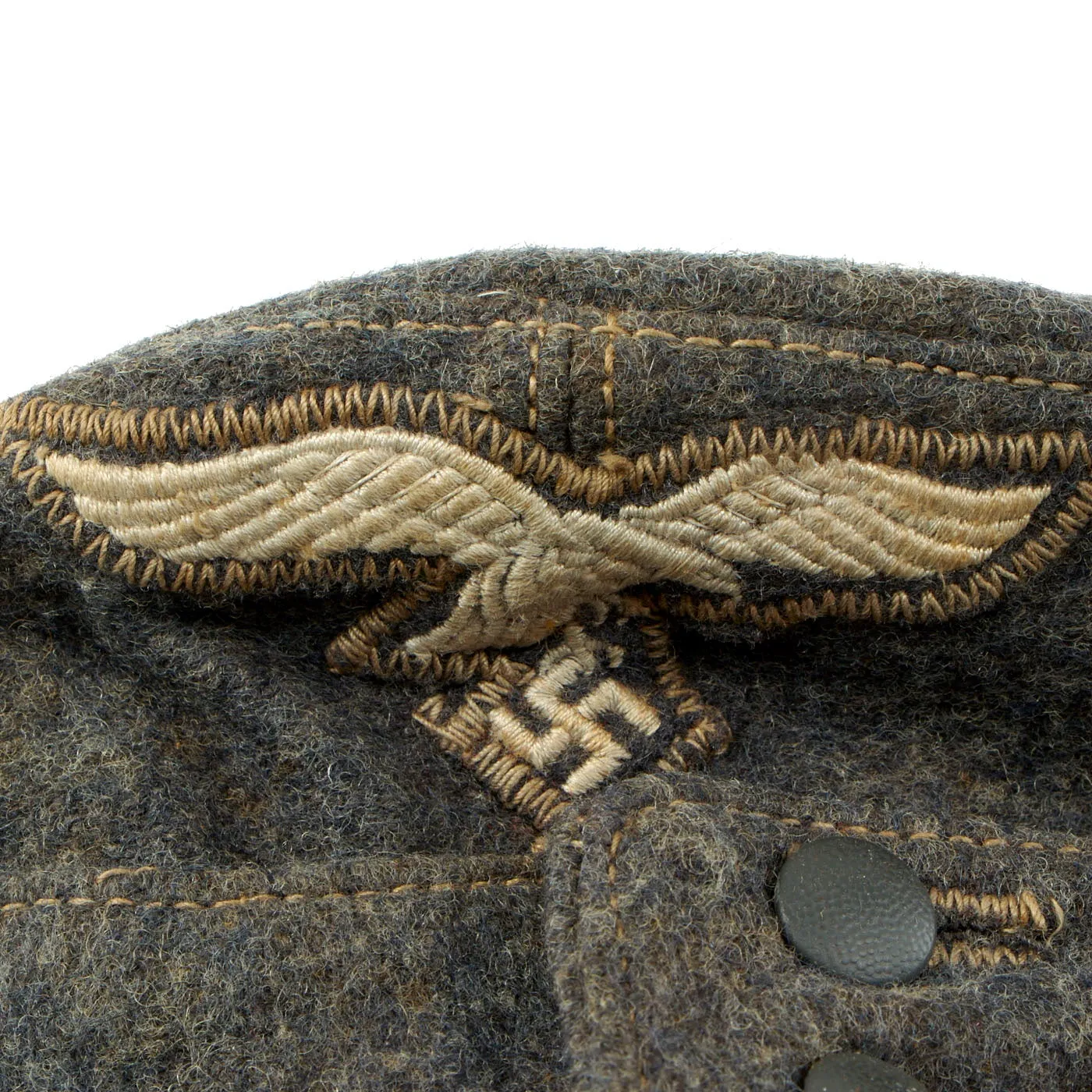 Original German WWII Luftwaffe M43 Einheitsmütze Field Cap - size 57