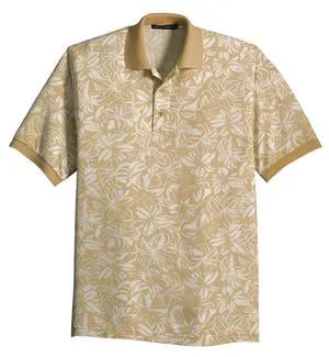 Port Authority Silk Touch Hibiscus Print Sport Shirt.  K503