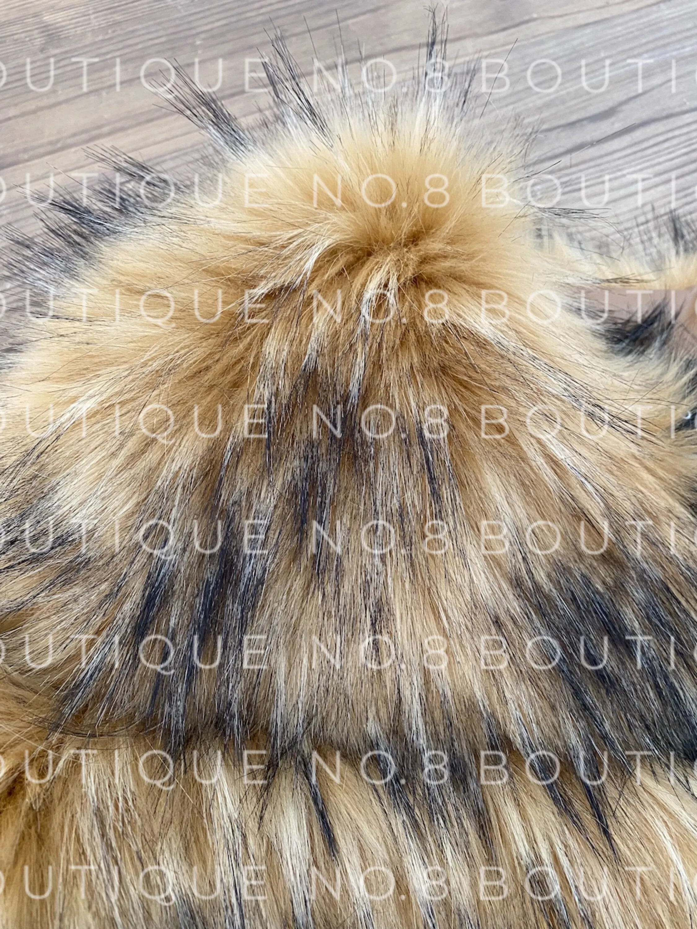 Raccoon Faux Fur Jacket