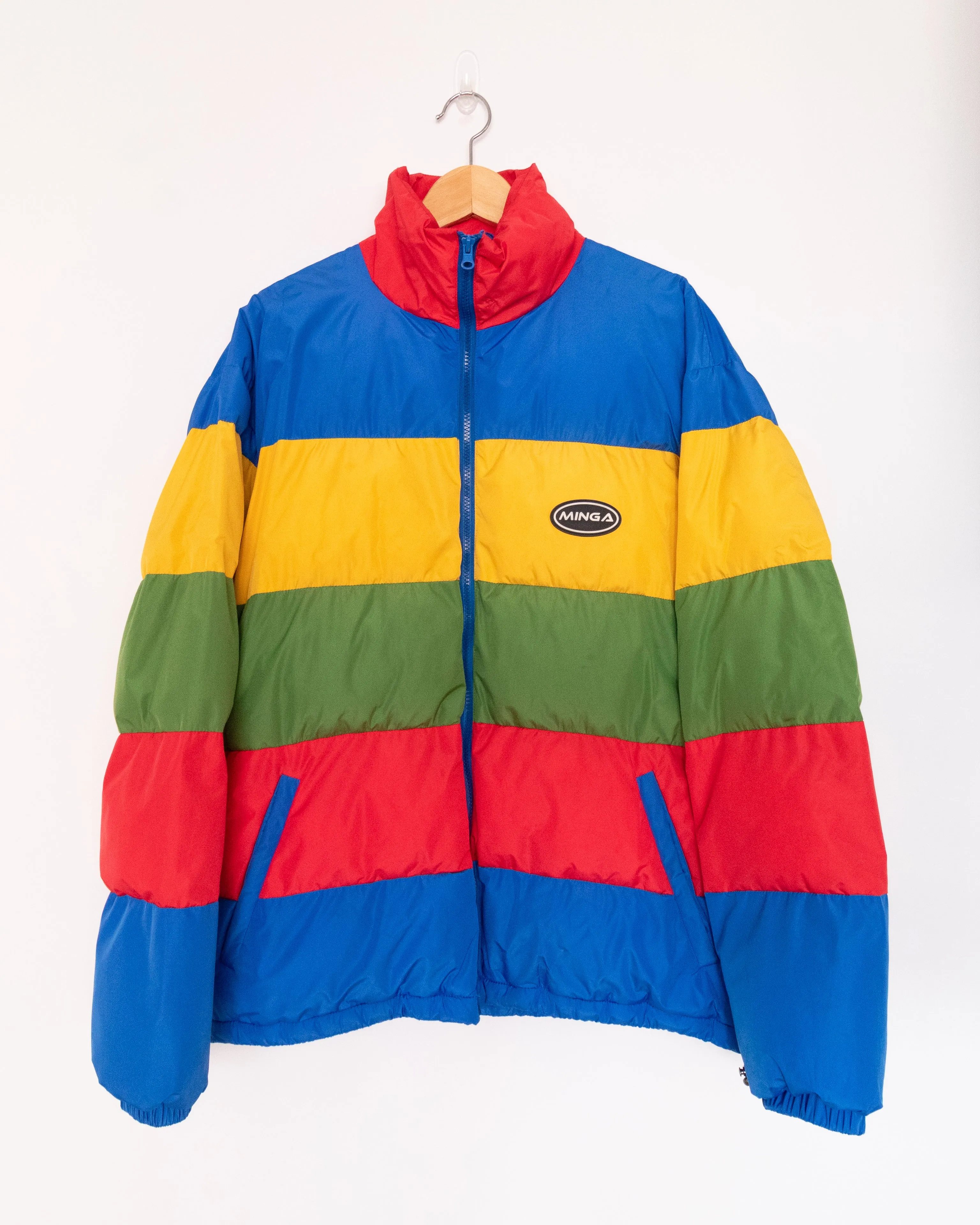 Rainbow Puffer Coat