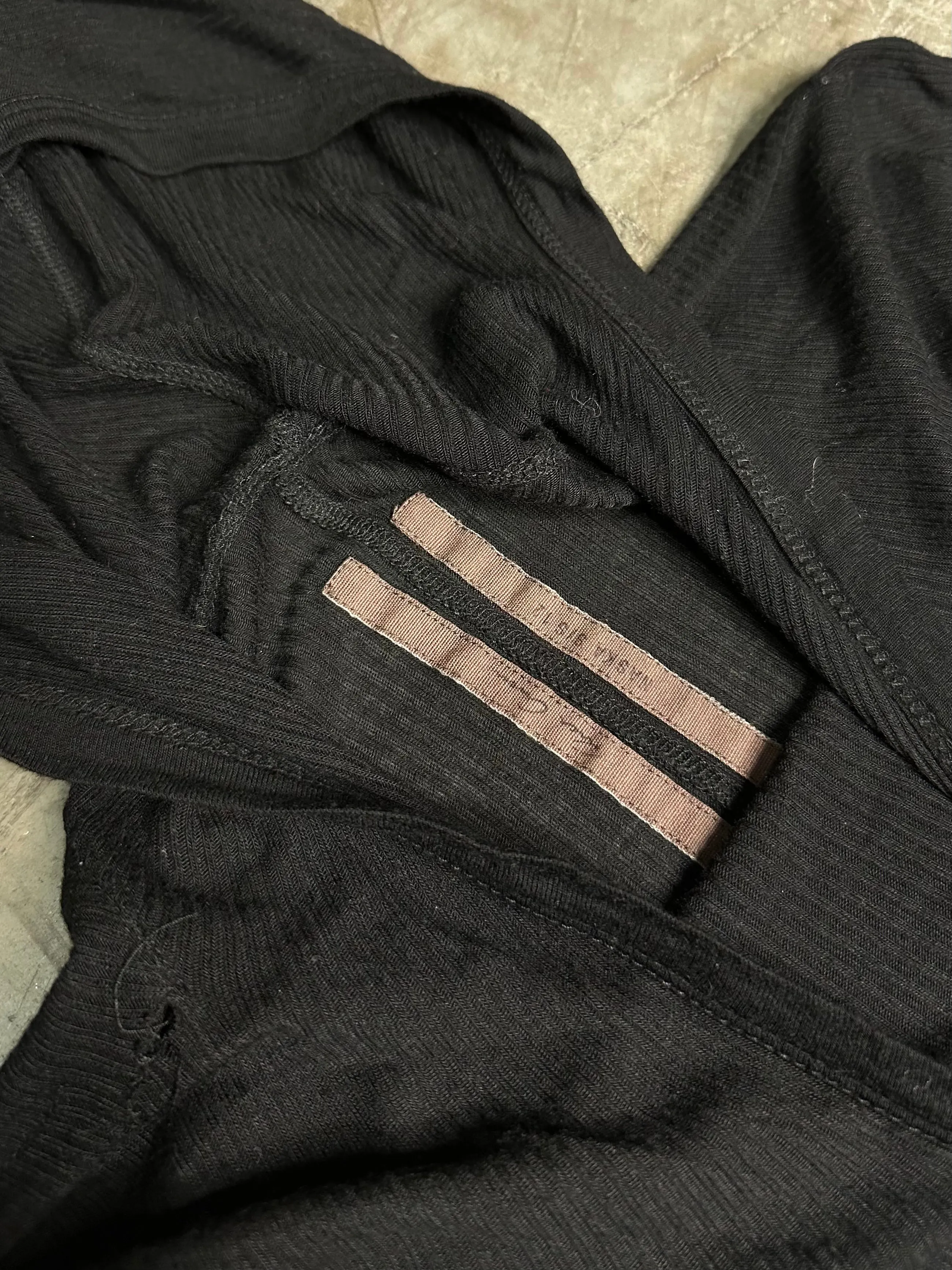 RICK OWENS SS12 NASKA LONG HOODED SWEATER