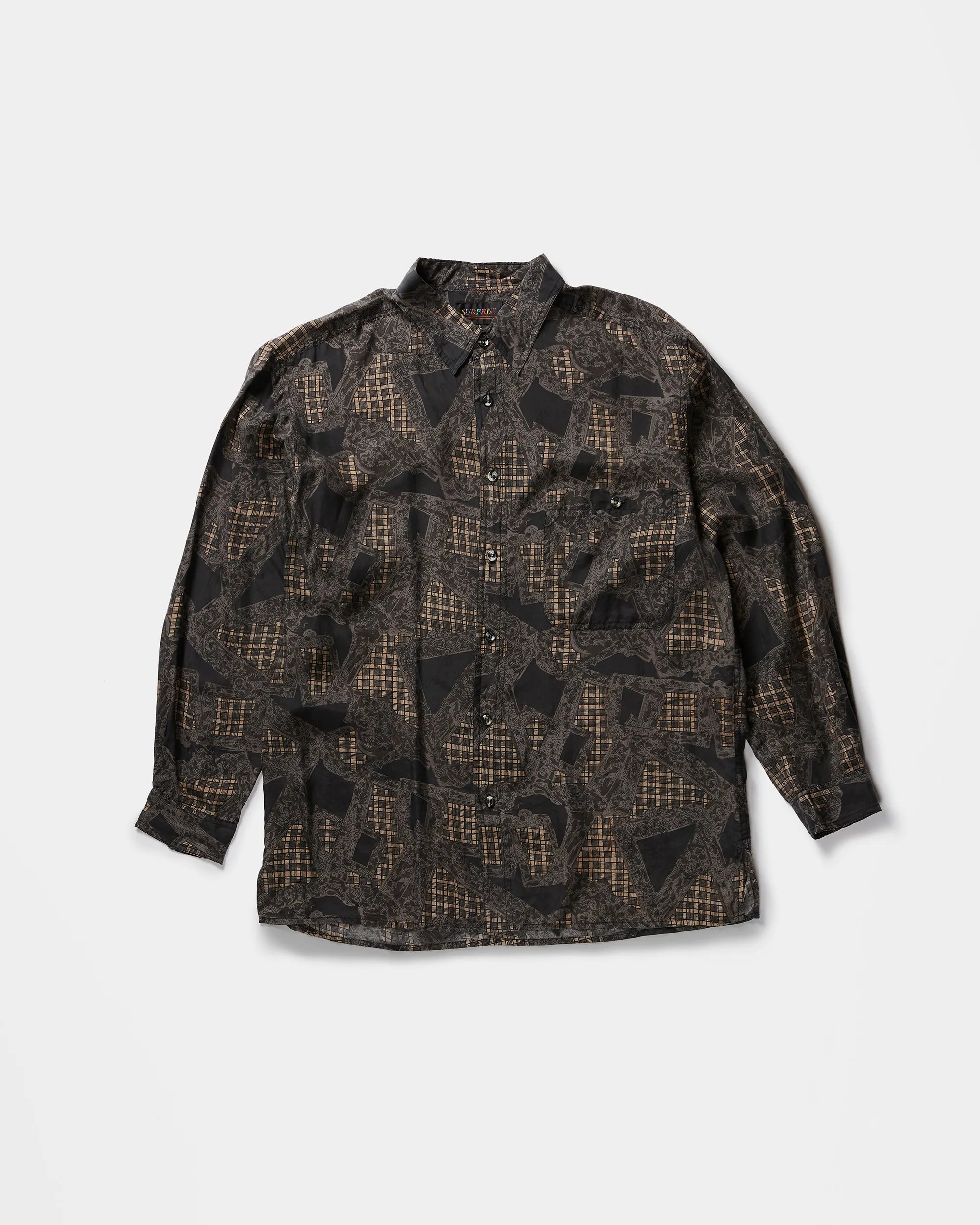 Silk Shirts Long Sleeve Patterned / J