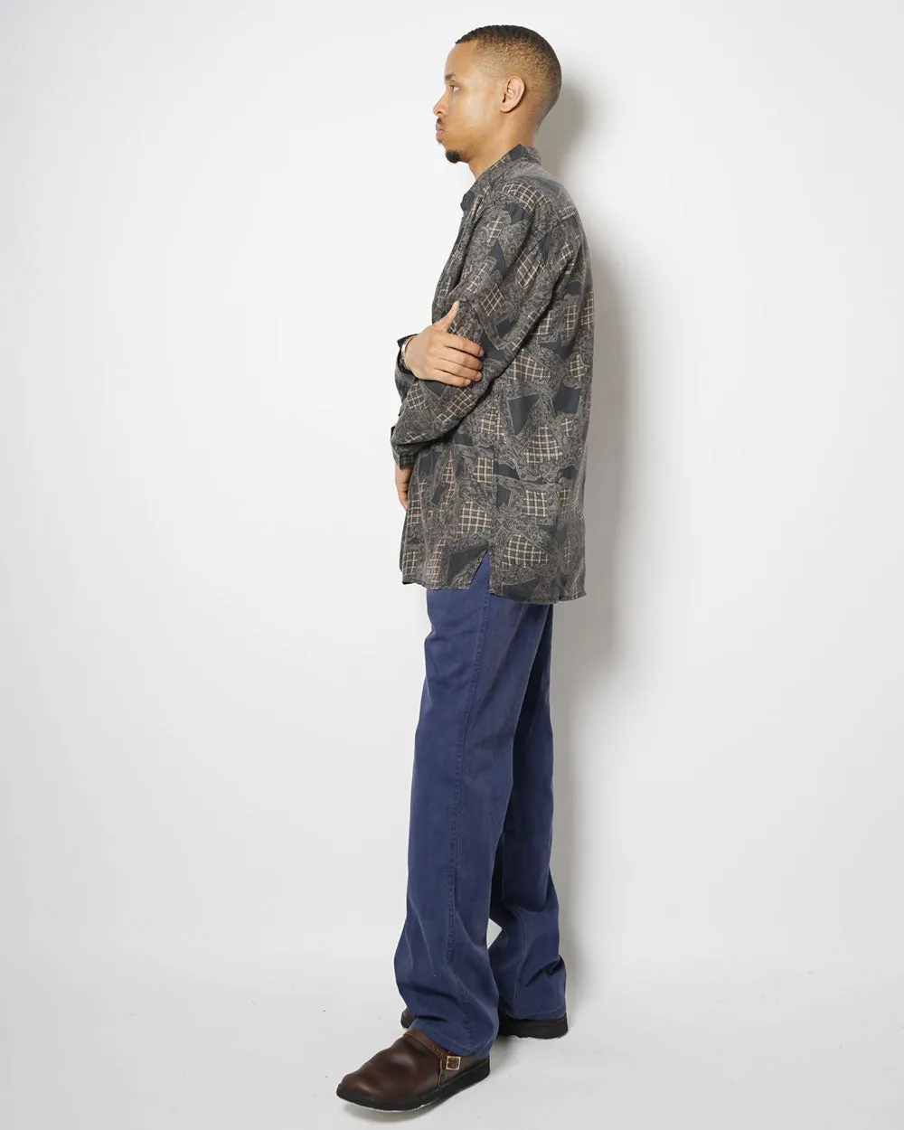 Silk Shirts Long Sleeve Patterned / J