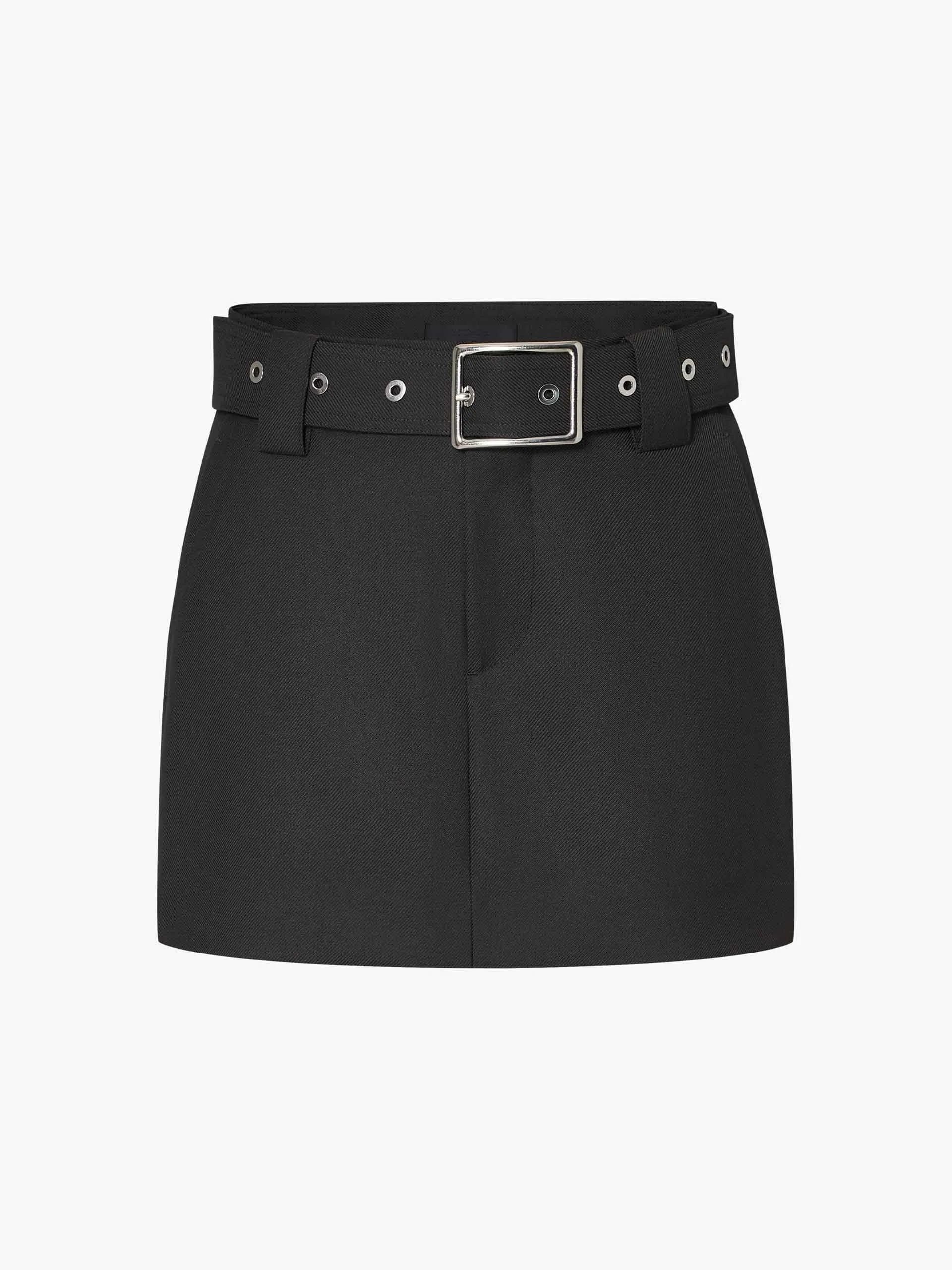 Straight Cut Mini Skirt