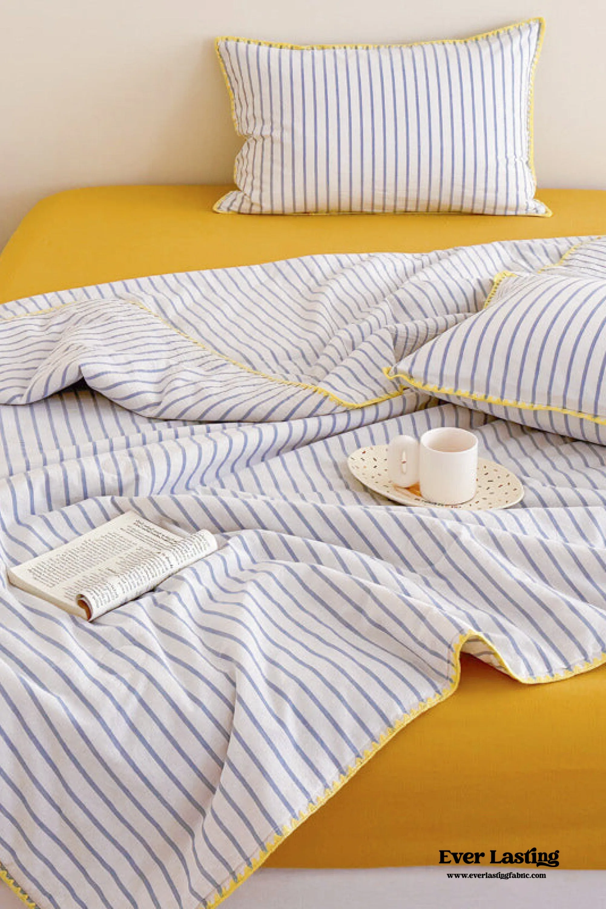 Striped Breathable Blanket Set / Thin Mix