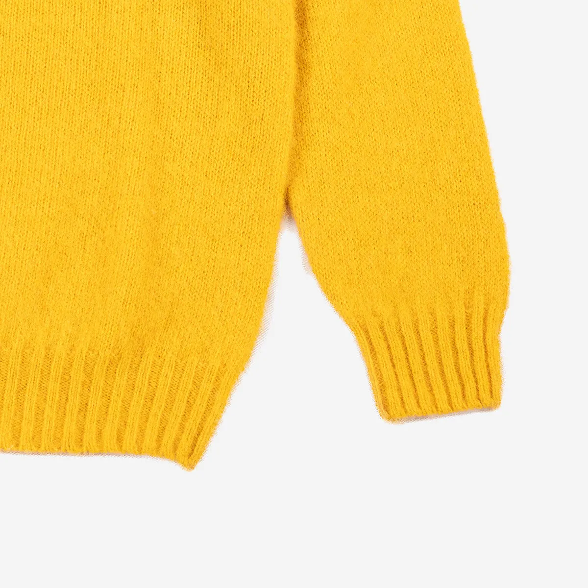 Supersoft Shaggy Wool Turtleneck - Gorse Flower