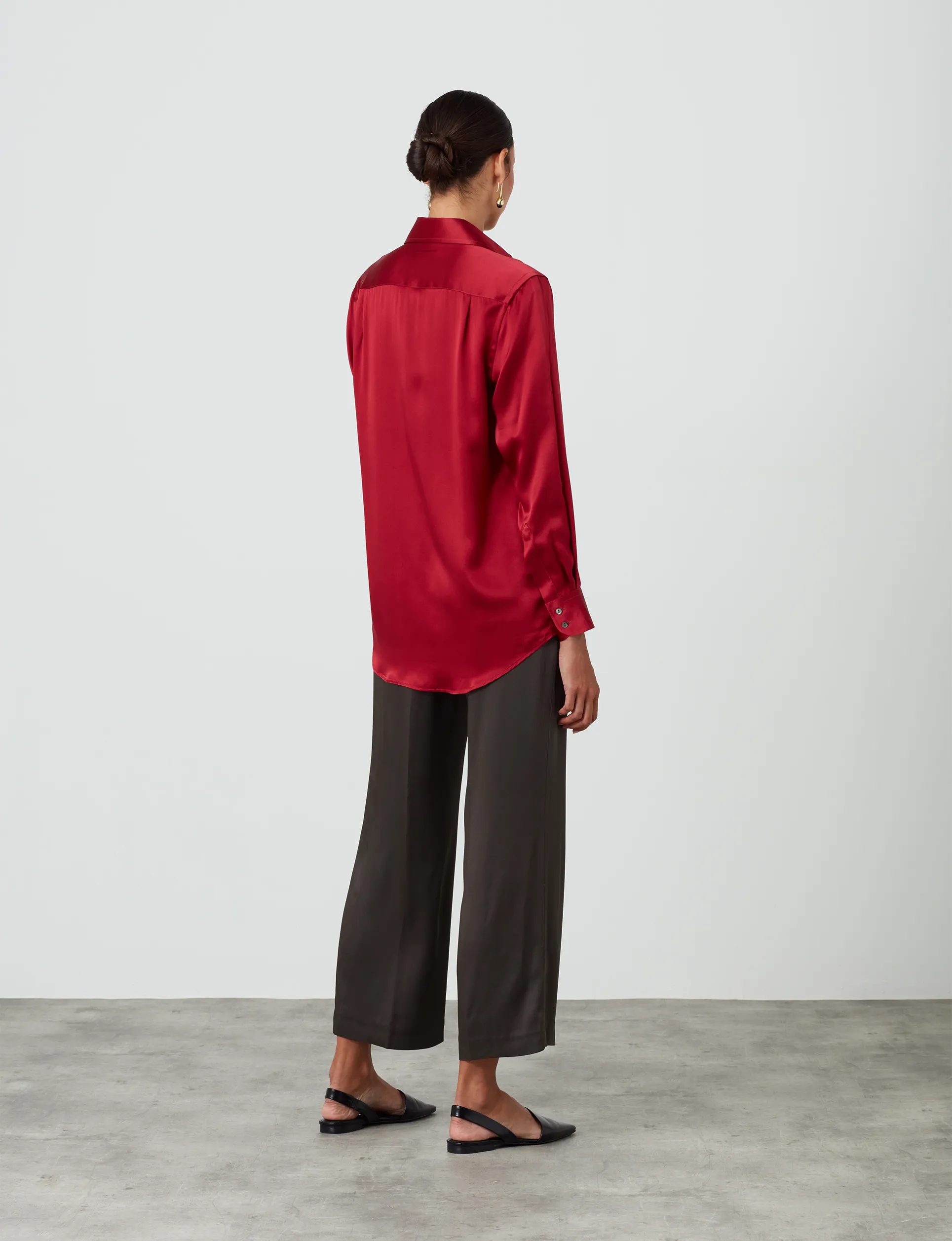 The Boyfriend: Silk Satin, Garnet