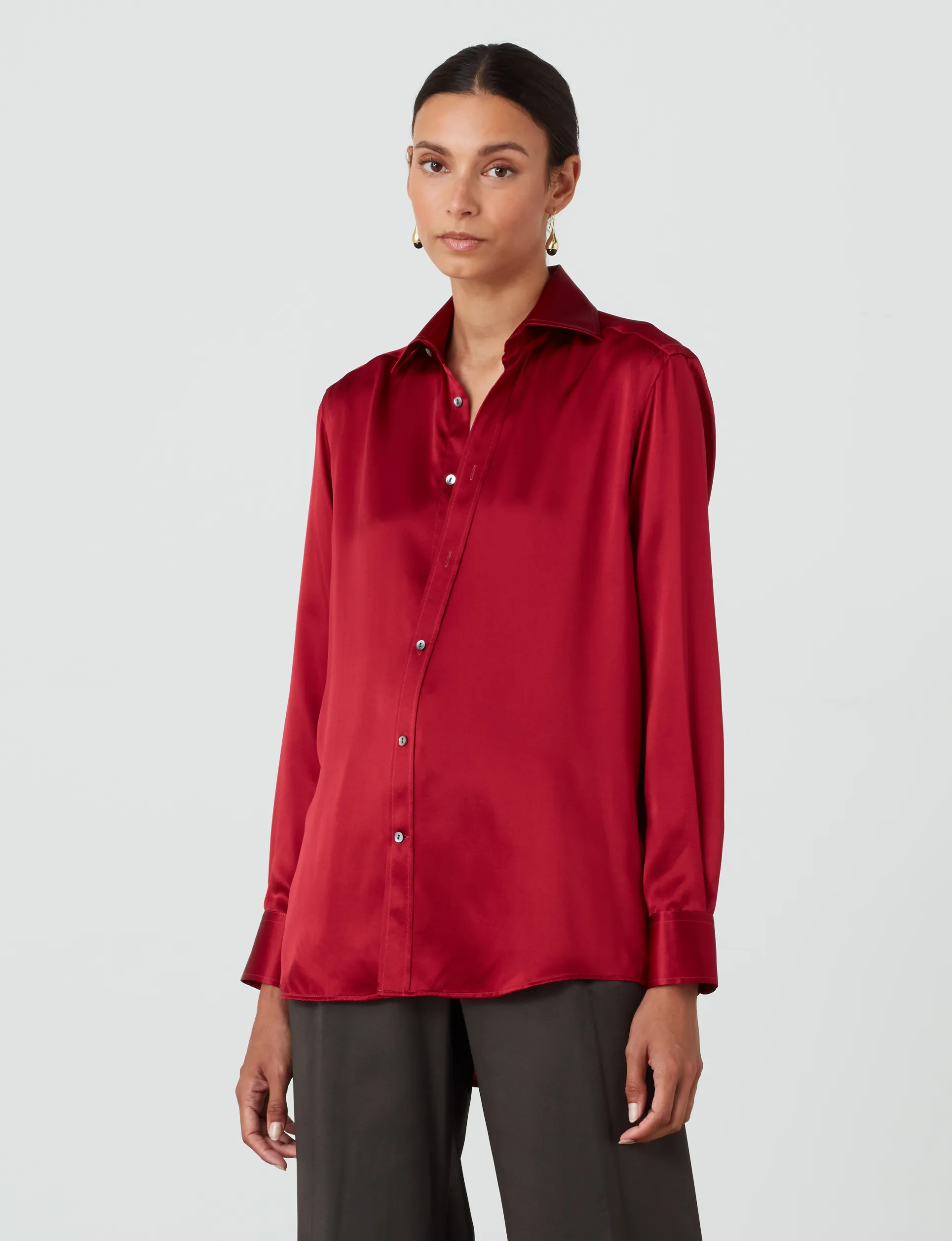 The Boyfriend: Silk Satin, Garnet