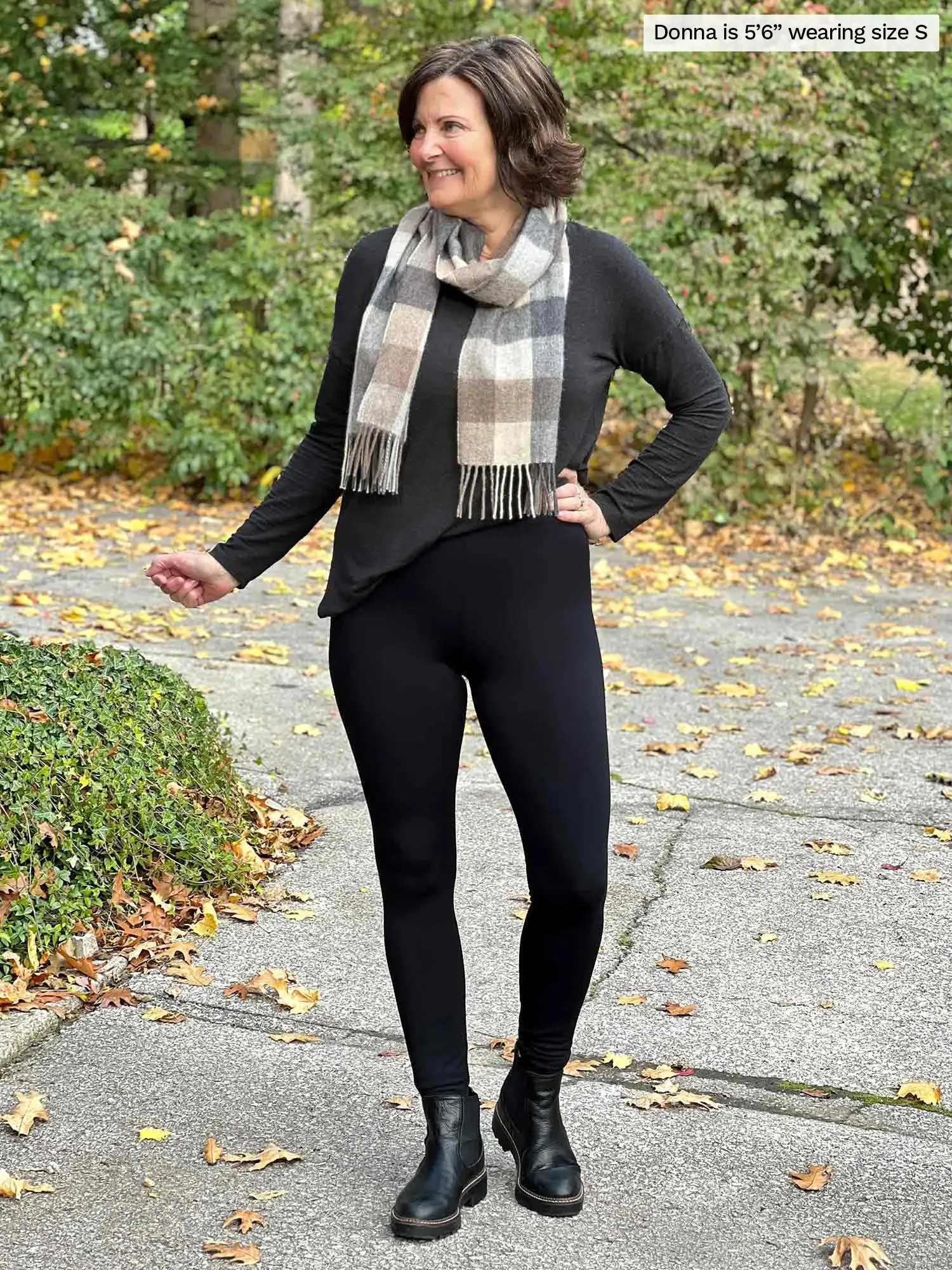 Tinsley mid-rise fleece legging