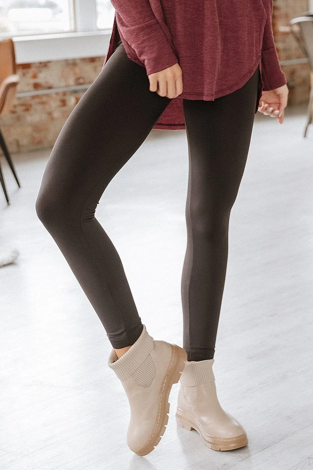 Tummy Control Fleece Leggings